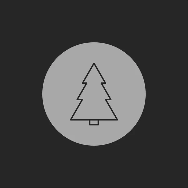 Icono del árbol de Navidad — Vector de stock