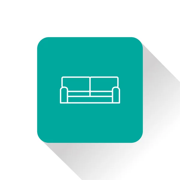 Ikonen för soffa — Stock vektor