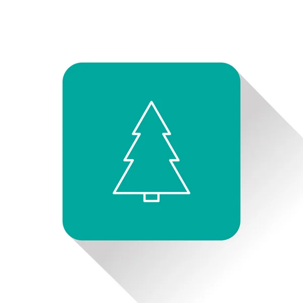 Χριστούγεννα εικόνα δέντρο — Διανυσματικό Αρχείο
