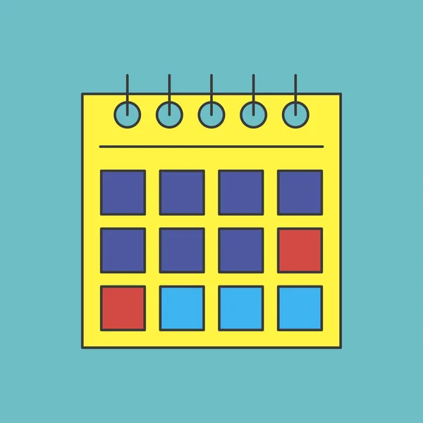 Icono del calendario — Vector de stock