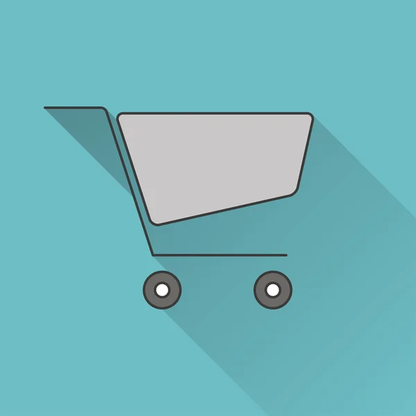 Icon of shopping cart — Stock Vector