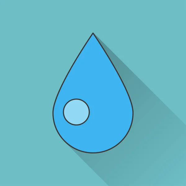 Icono de gota — Vector de stock