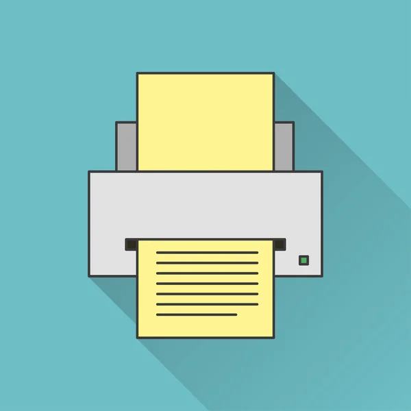 Icon of printer — Stock Vector