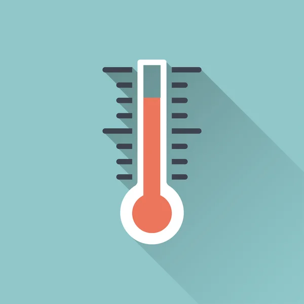 Icon of thermometer — Stock Vector