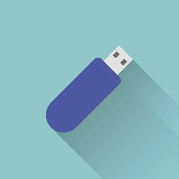 Symbol des USB-Sticks — Stockvektor