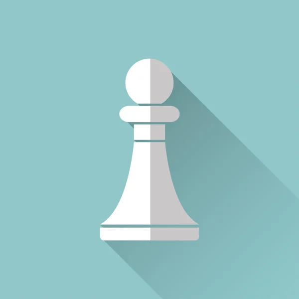 Εικονίδιο του πιόνι του σκάκι — Διανυσματικό Αρχείο