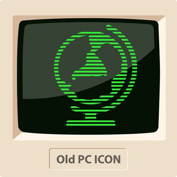 アースグローブのアイコン — ストックベクタ