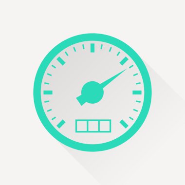 Uzun gölge ile vektör simgesi