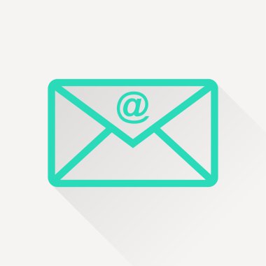 Uzun gölge ile vektör simgesi