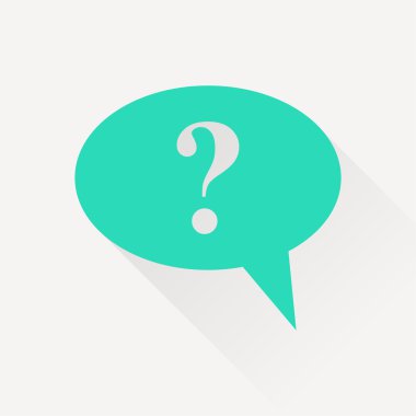 Uzun gölge ile vektör simgesi