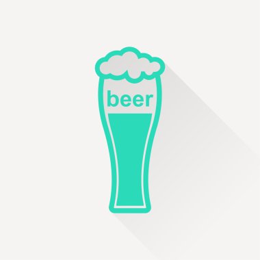 Uzun gölge ile vektör simgesi