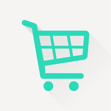 Uzun gölge ile vektör simgesi