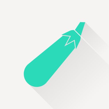 Uzun gölge ile vektör simgesi