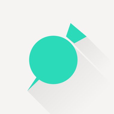 Uzun gölge ile vektör simgesi