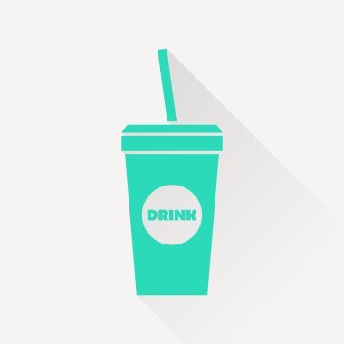 Uzun gölge ile vektör simgesi