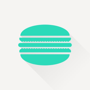 Uzun gölge ile vektör simgesi