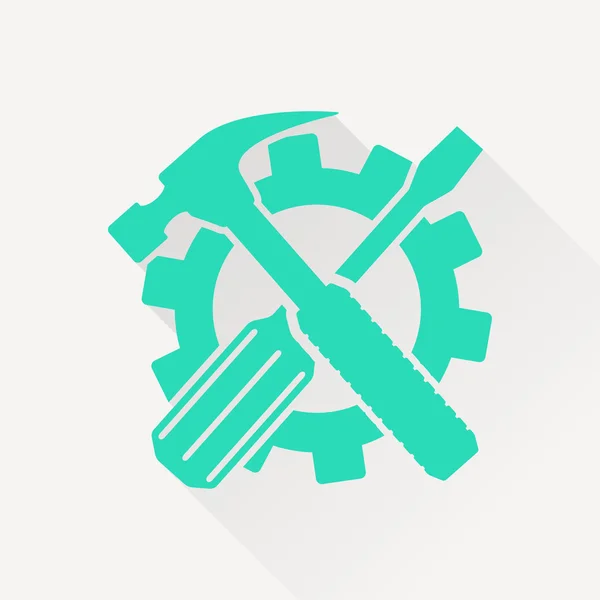 Uzun gölge ile vektör simgesi