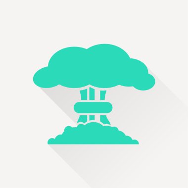 Uzun gölge ile vektör simgesi