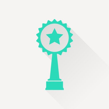 Uzun gölge ile vektör simgesi