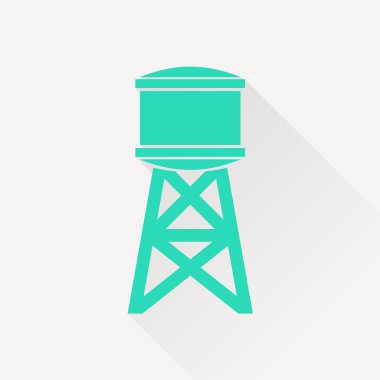 Uzun gölge ile vektör simgesi