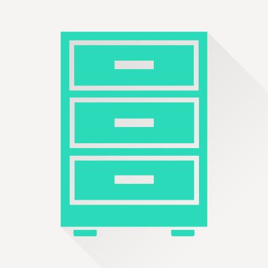 Uzun tirsi balığı ile vektör simgesi