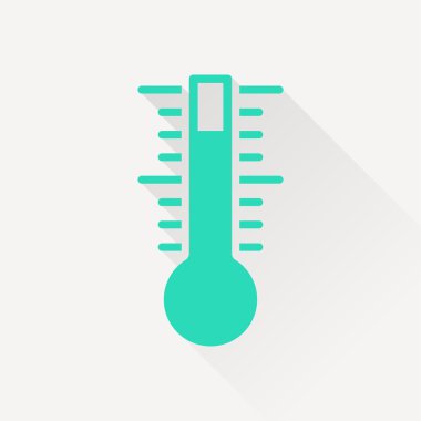 Uzun gölge ile yeşil simge