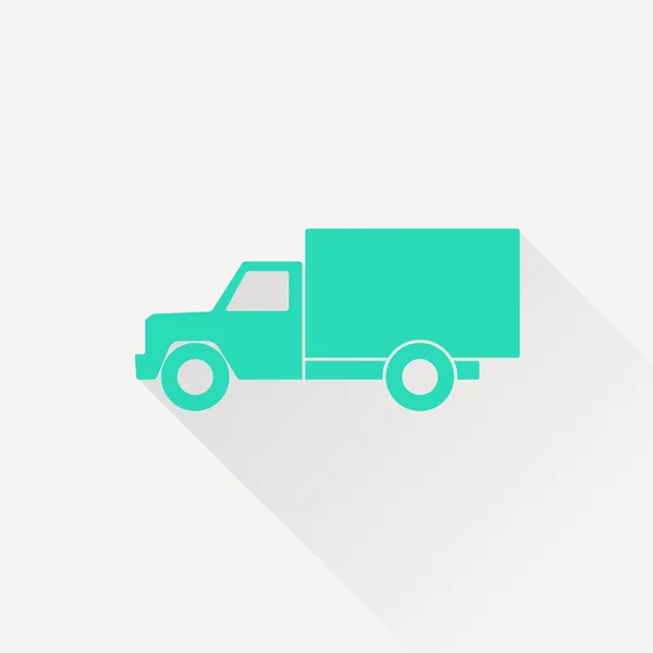 Pictogram van truck — Stockvector