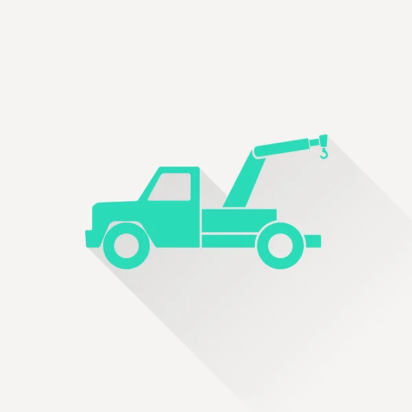 Pictogram van tow auto — Stockvector