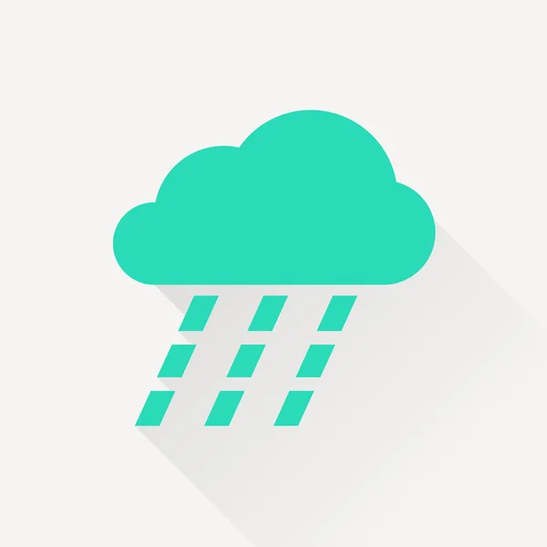 Icona di pioggia forte — Vettoriale Stock