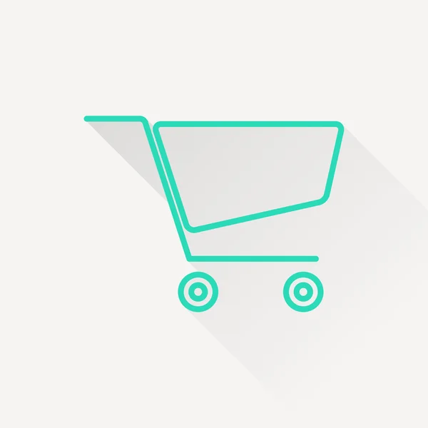 Icon of shopping cart — Stock Vector