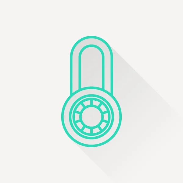 密码锁的图标 — 图库矢量图片