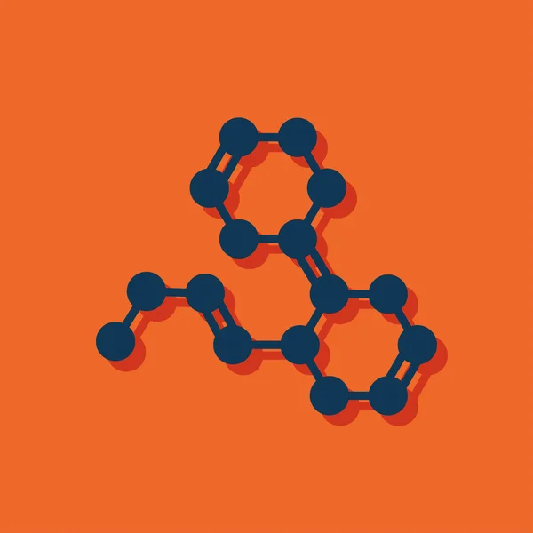 Chemiczny ikona formuły — Wektor stockowy