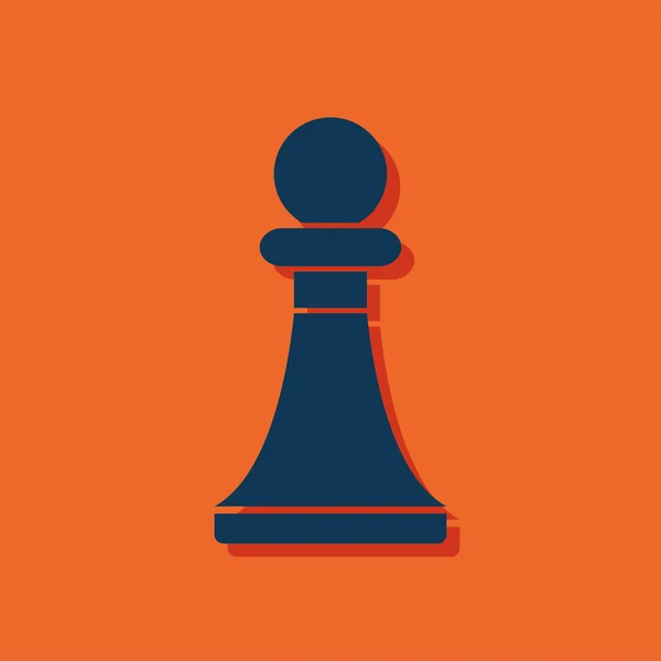 チェスのポーンのアイコン — ストックベクタ