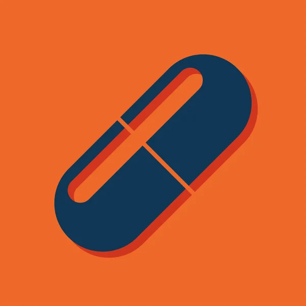 Pictogram van drugs — Stockvector