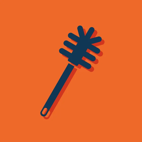 Toilet brush icon — Stock Vector