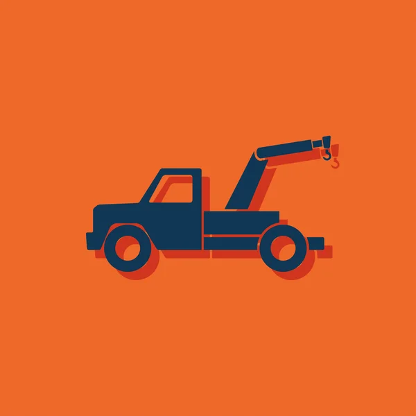 Pictogram van tow auto — Stockvector