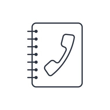 adres defteri anahat simgesini