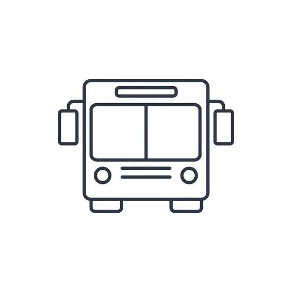 Icono de esquema de autobús — Archivo Imágenes Vectoriales