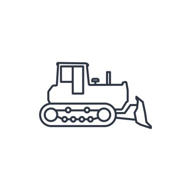 buldozer anahat simgesini