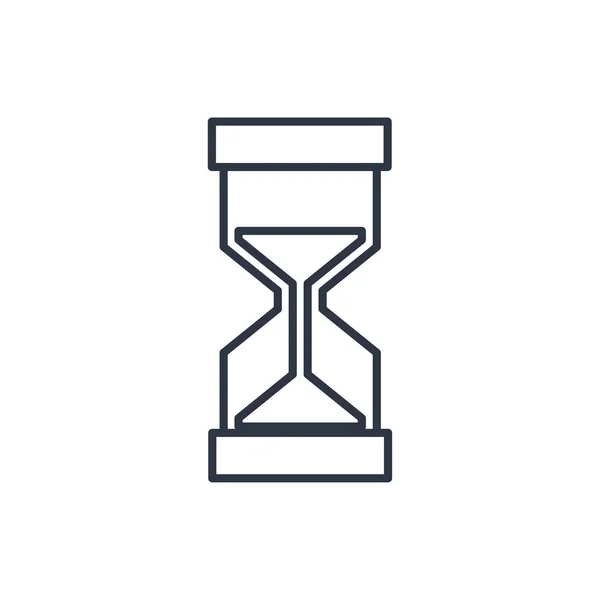 Osnovy ikona přesýpacích hodin — Stockový vektor