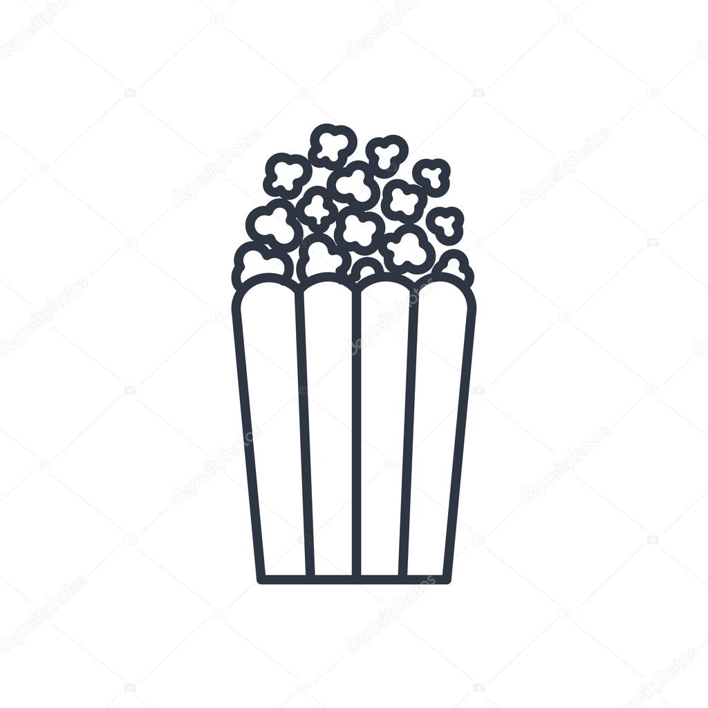 Premium Vector  Popcorn tool icon outline vector seller cooking