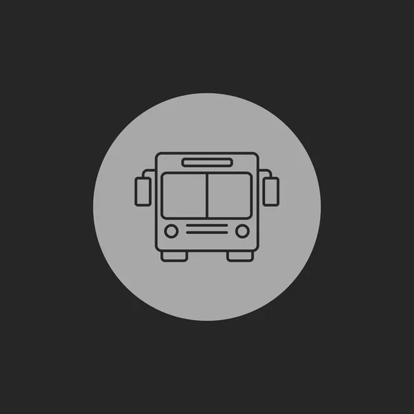 Icono de autobús — Vector de stock