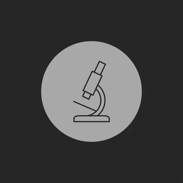 Mikroskop icone — Stockový vektor