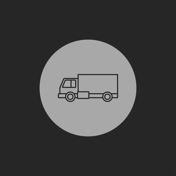 Bestelvrachtwagen pictogram — Stockvector