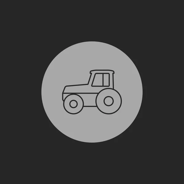 Tractor vector icon — Stock Vector