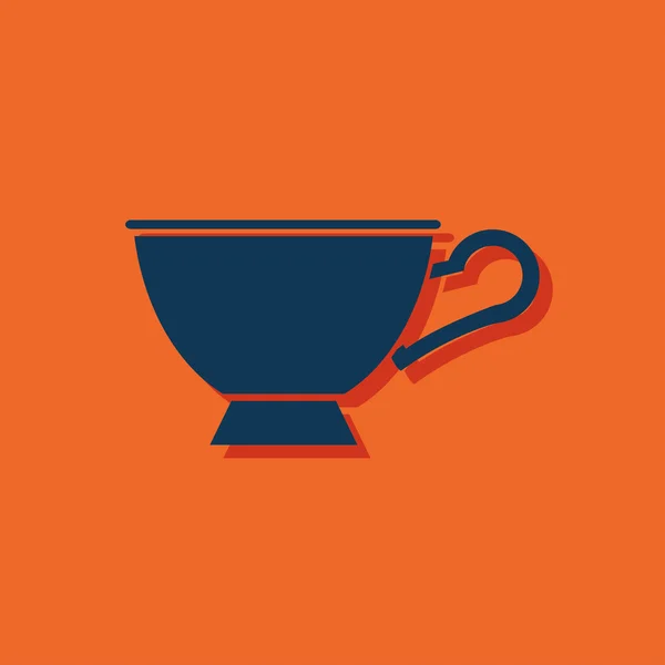 Icono de la cocina de taza — Vector de stock