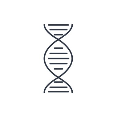 DNA molekülü simge vektör