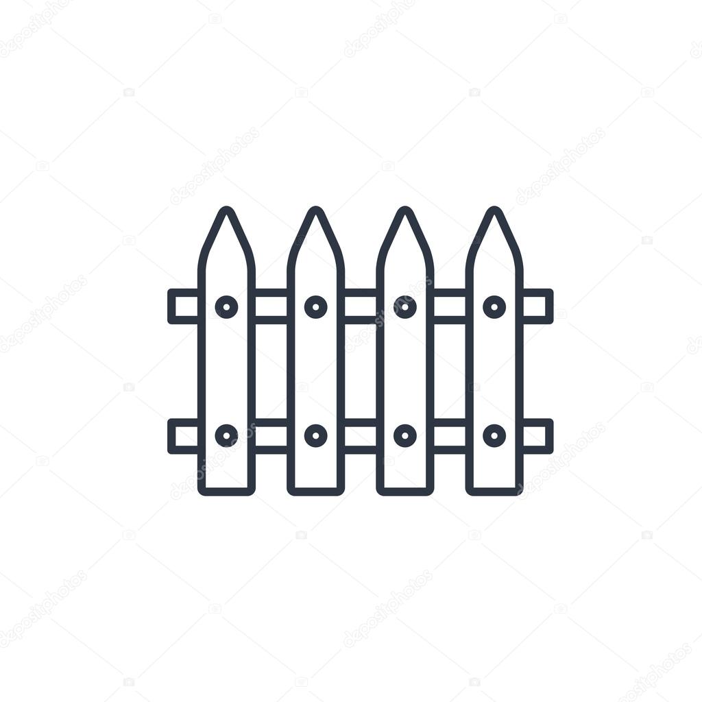 Garden fence icon