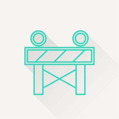 İnşaat barikat simgesi