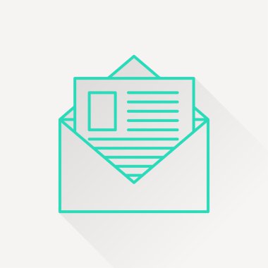 Açık posta simgesini